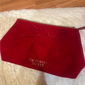 Victoria's Secret Bold Red Cosmetic Case